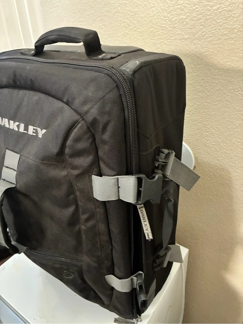 Oakley Black and Gray Carry-On Travel Backpack